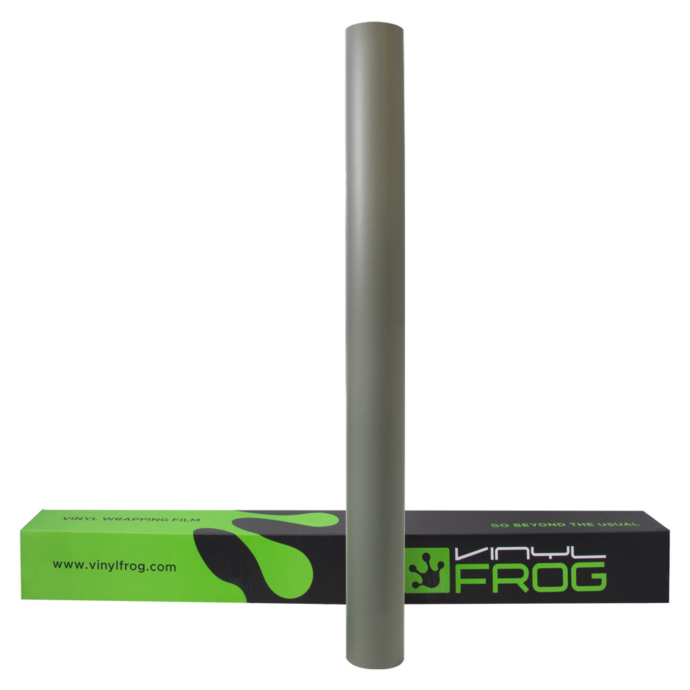 Satin Chrome Silk Khaki Green Vinyl Wrap