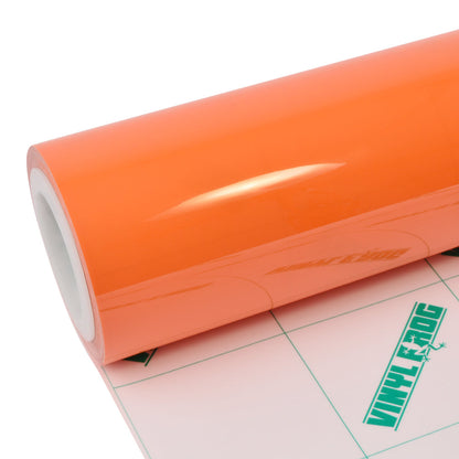 High Glossy Orange Vinyl Wrap