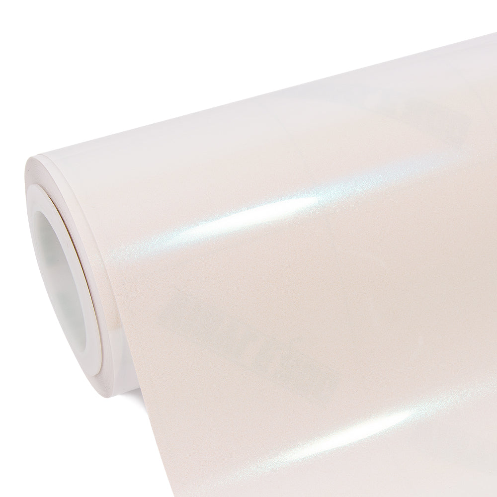 Glitter Metallic Diamond Blue White Vinyl Wrap.