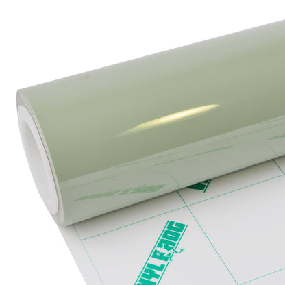 Super Glossy  Khaki Gray/ Pistachio Green Vinyl Wrap