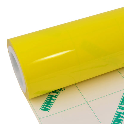 High Glossy Yellow Vinyl wrap