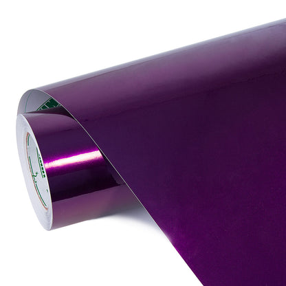 Glossy Metallic Grape Purple Vinyl Wrap