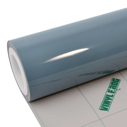 Super Glossy Air Force Blue Vinyl Frog