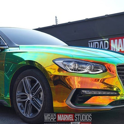 Opal Chrome Black Vinyl Wrap