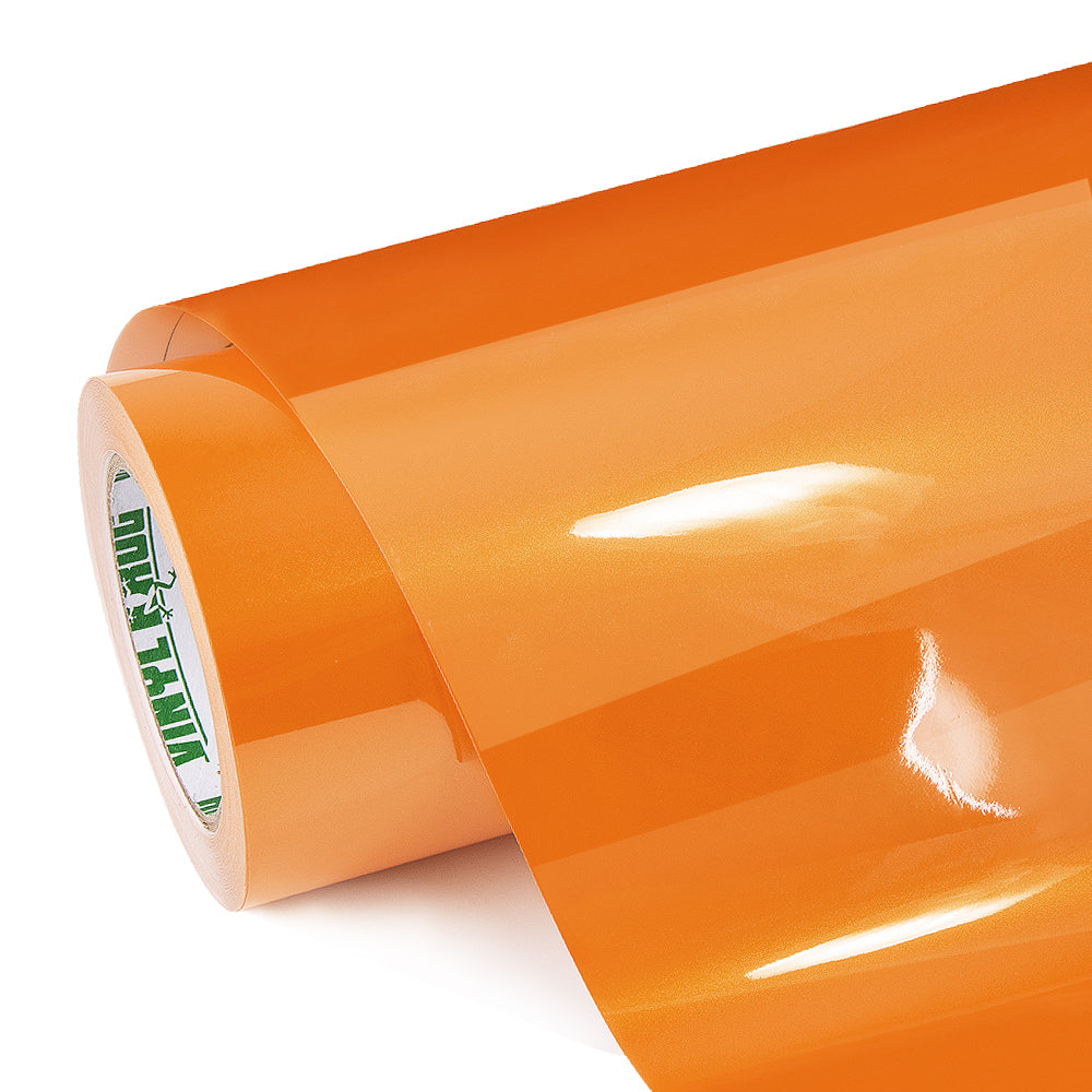 Candy Metallic Neon Orange Vinyl Wrap.