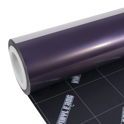 Glossy Metallic Violet Gray Vinyl Wrap
