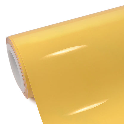 Super Glossy Cyber Yellow Vinyl Wrap