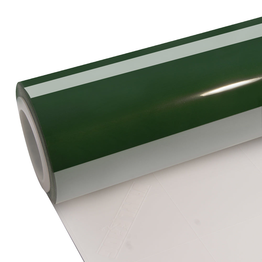 High Glossy Vintage Racing Green Vinyl Wrap