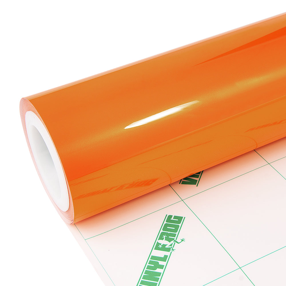 Candy Metallic Neon Orange Vinyl Wrap.