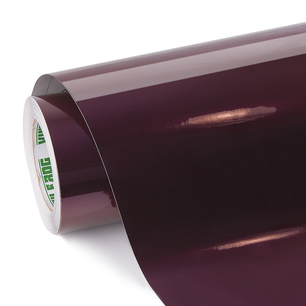 Glossy Metallic Wine Red.