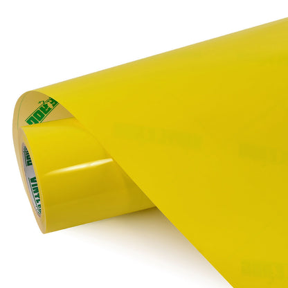 High Glossy Yellow Vinyl wrap