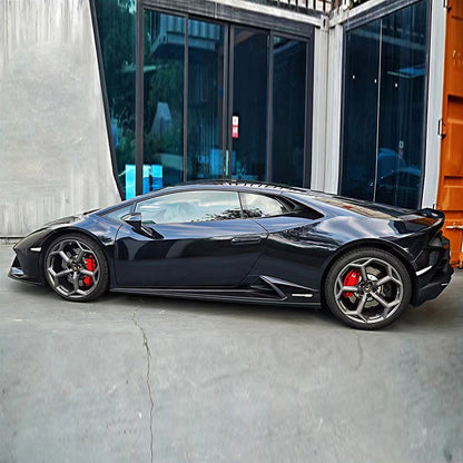 Glossy Metallic Glitter Black Blue Vinyl Wrap