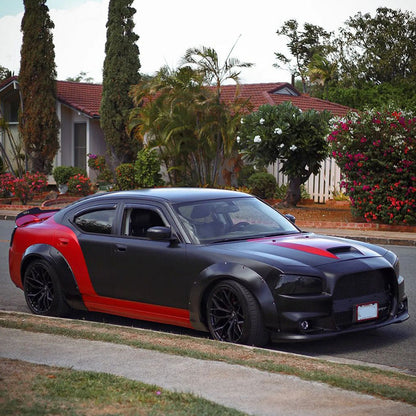 Satin Chrome Red Vinyl Wrap