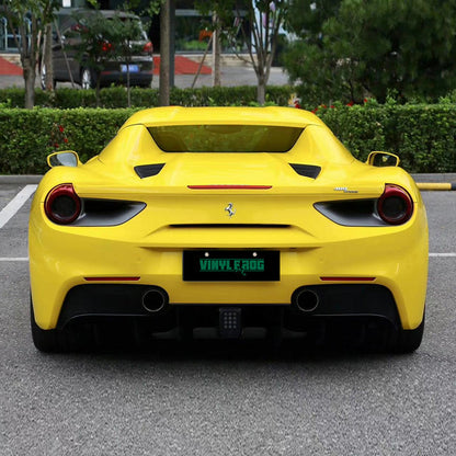 High Glossy Racing Yellow Vinyl Wrap
