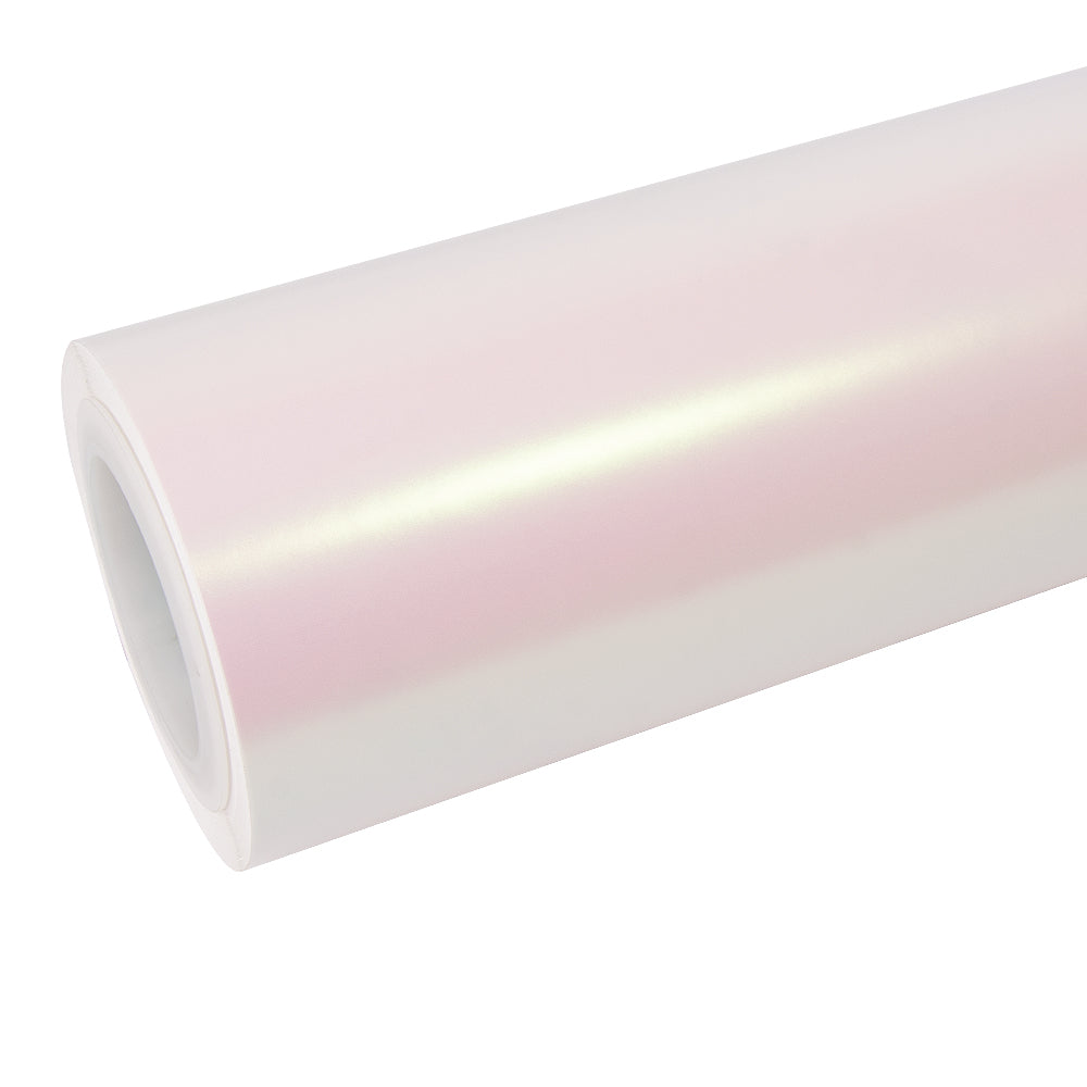 Glitter Metallic Matt Aurora White Vinyl Wrap