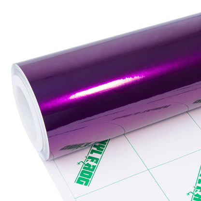Glossy Metallic Grape Purple Vinyl Wrap