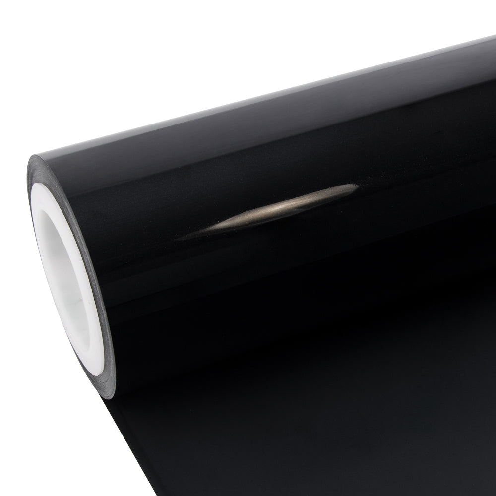 Glossy Metallic Metal Black.