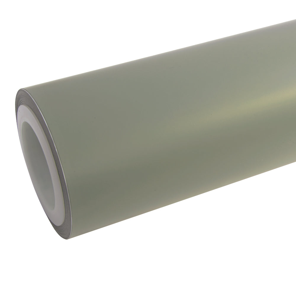 Satin Chrome Silk Khaki Green Vinyl Wrap
