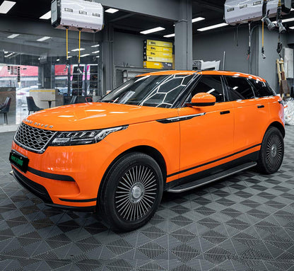 High Glossy Orange Vinyl Wrap