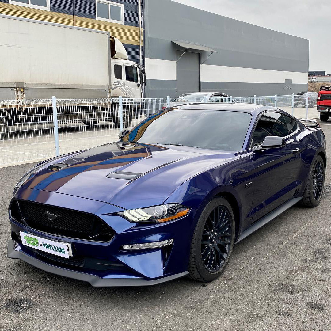 Glossy Metallic Tanzanite Blue Vinyl Wrap